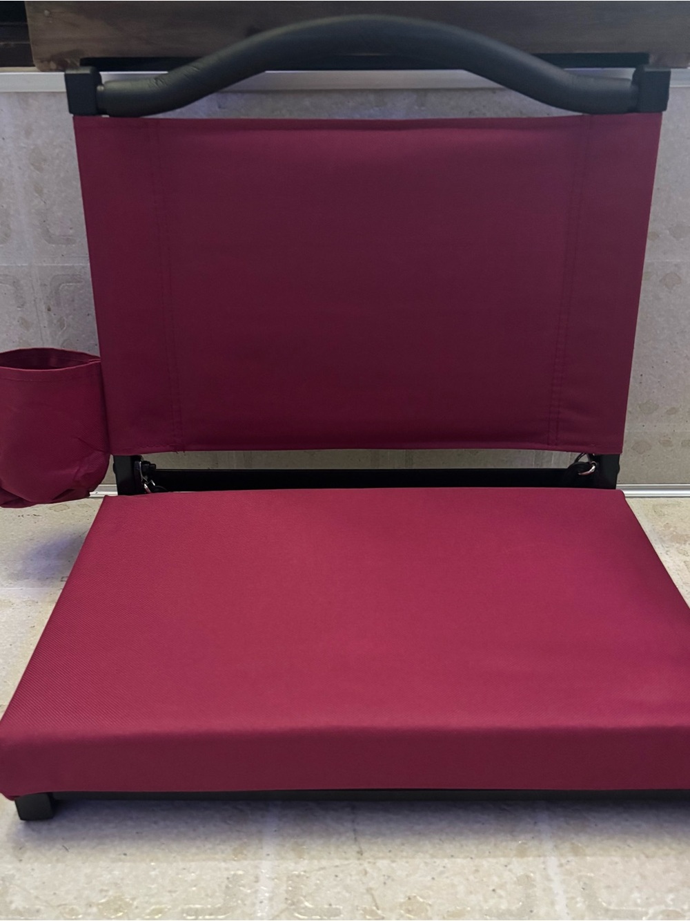 HABUTWAY Stadium Seat With Back Support & Thick Cushion Wide Bleacher Chair
